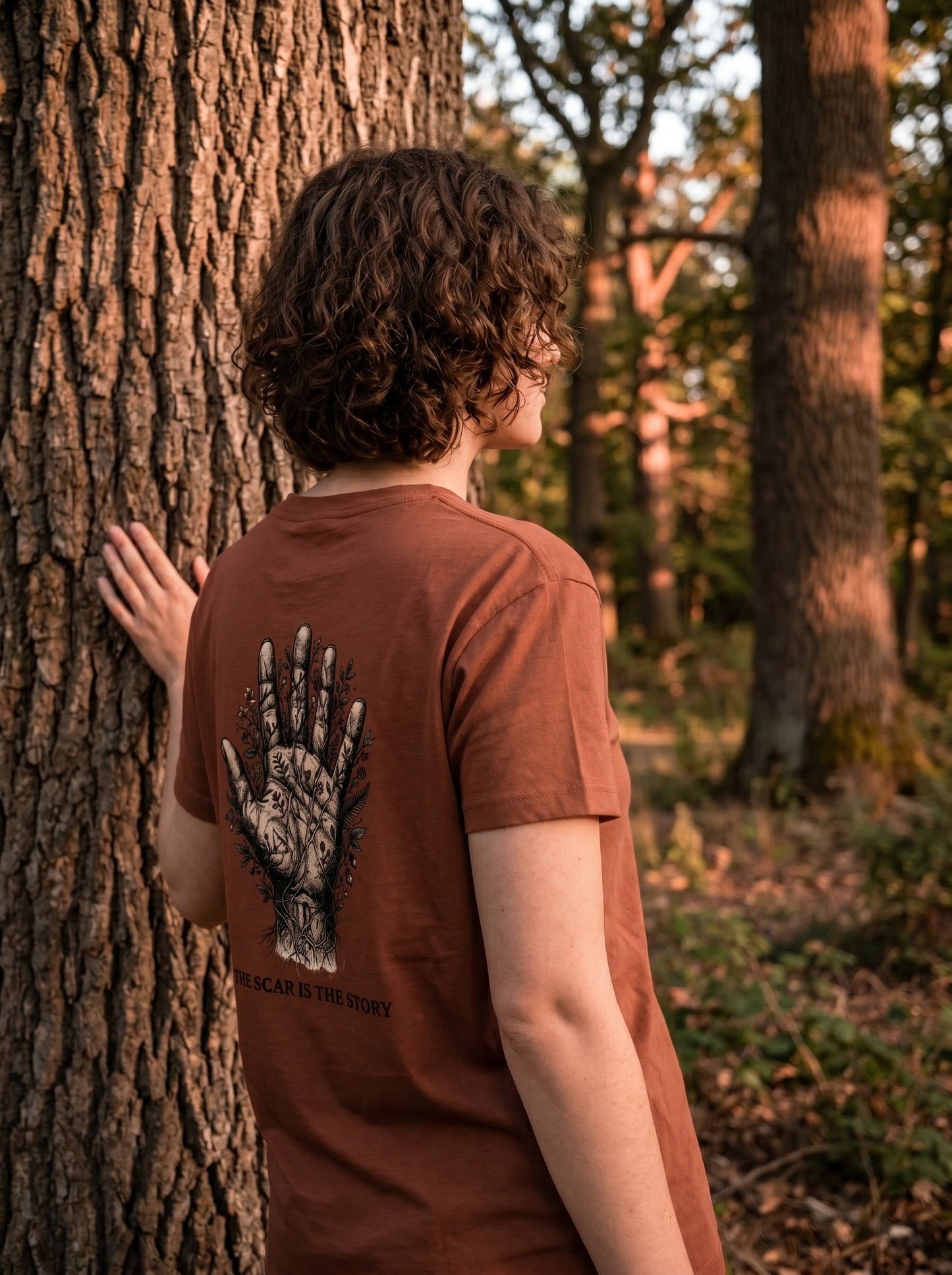 Carved, Not Born : The Scar Is The Story T-shirt