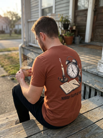 Unseen Hours : Nobody Claps At 5AM T-shirt