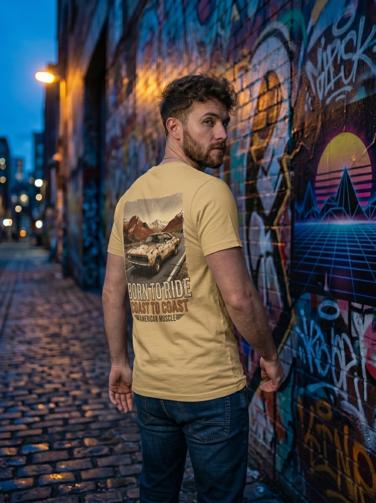 Faded & Found : Born To Ride T-shirt