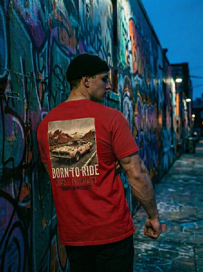Faded & Found : Born To Ride T-shirt