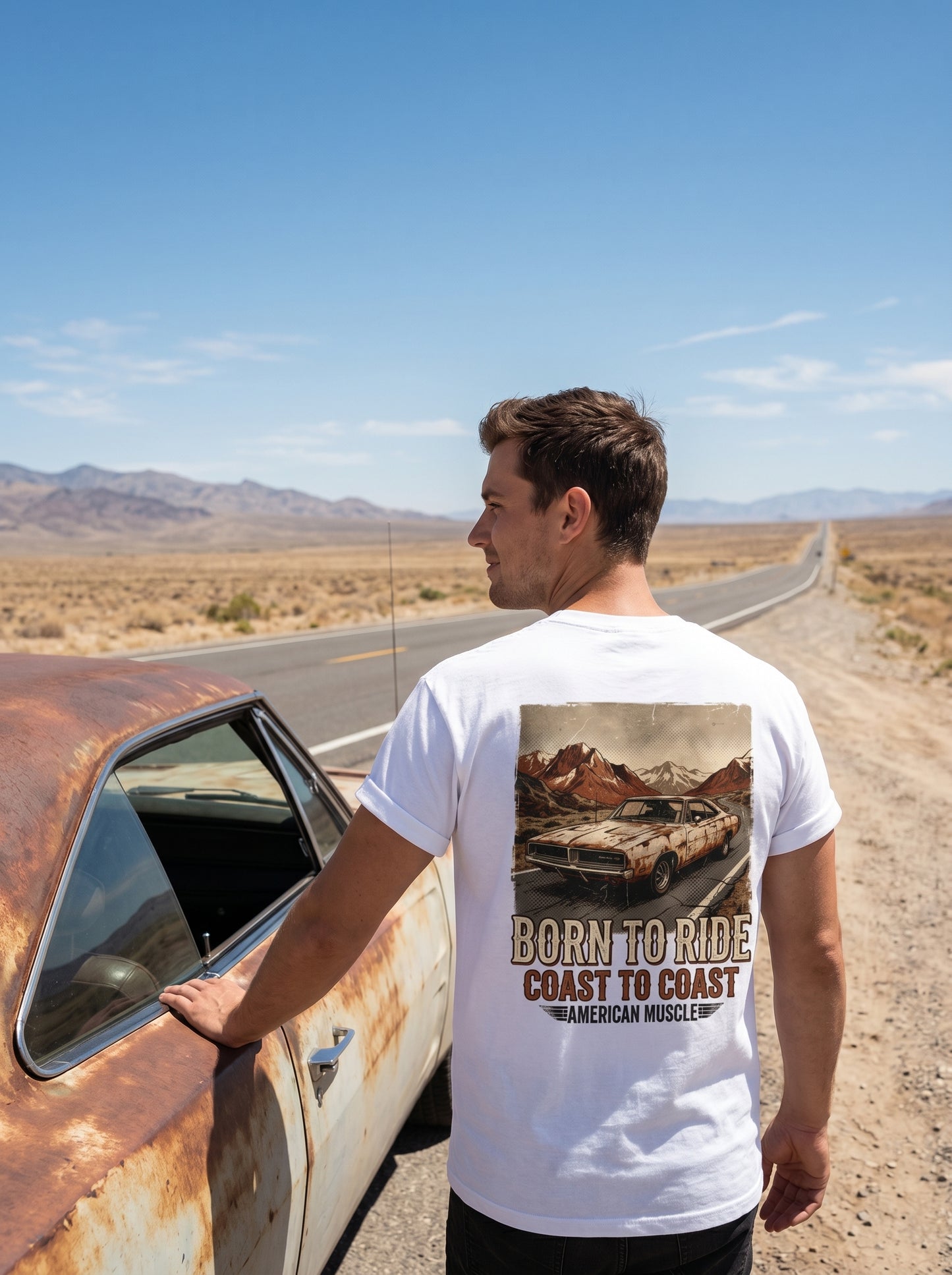 Faded & Found : Born To Ride T-shirt