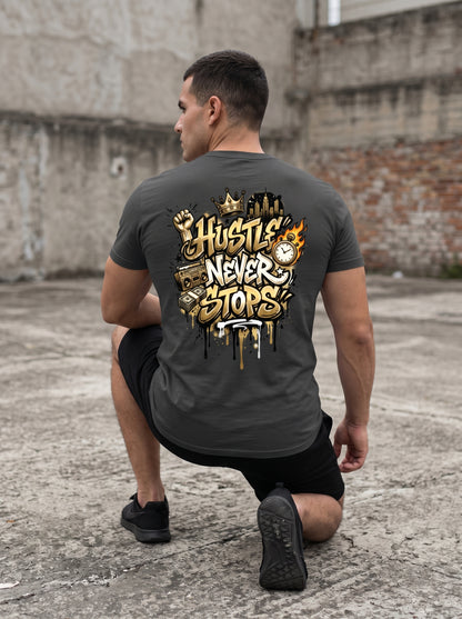 Street Classics : Hustle Never Stops T-shirt