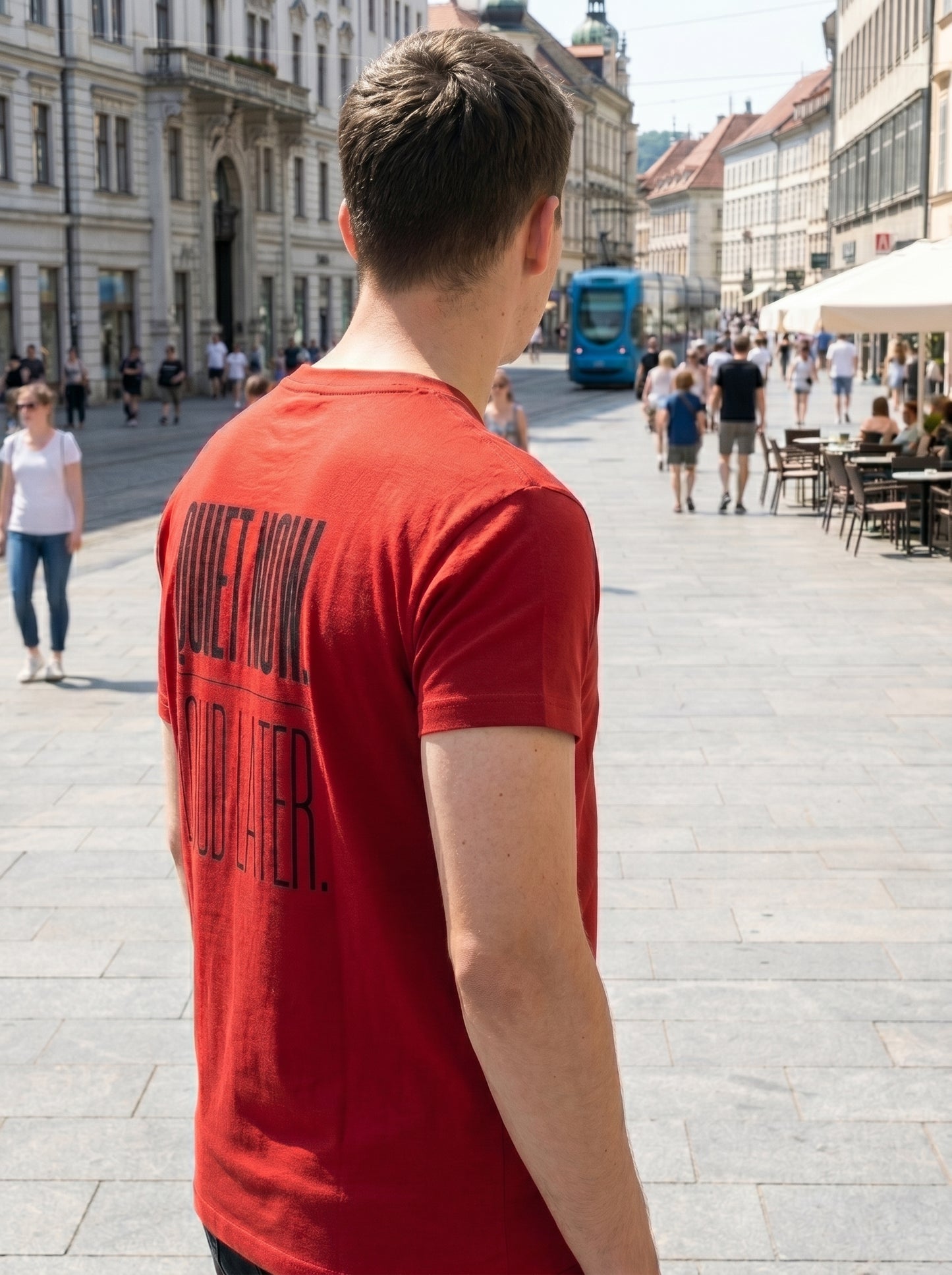 Unseen Hours : Quiet Now Loud Later T-shirt