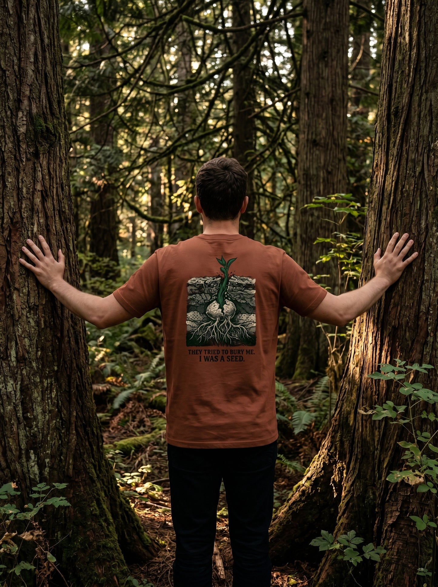 Carved, Not Born : They Tried To Bury Me T-shirt