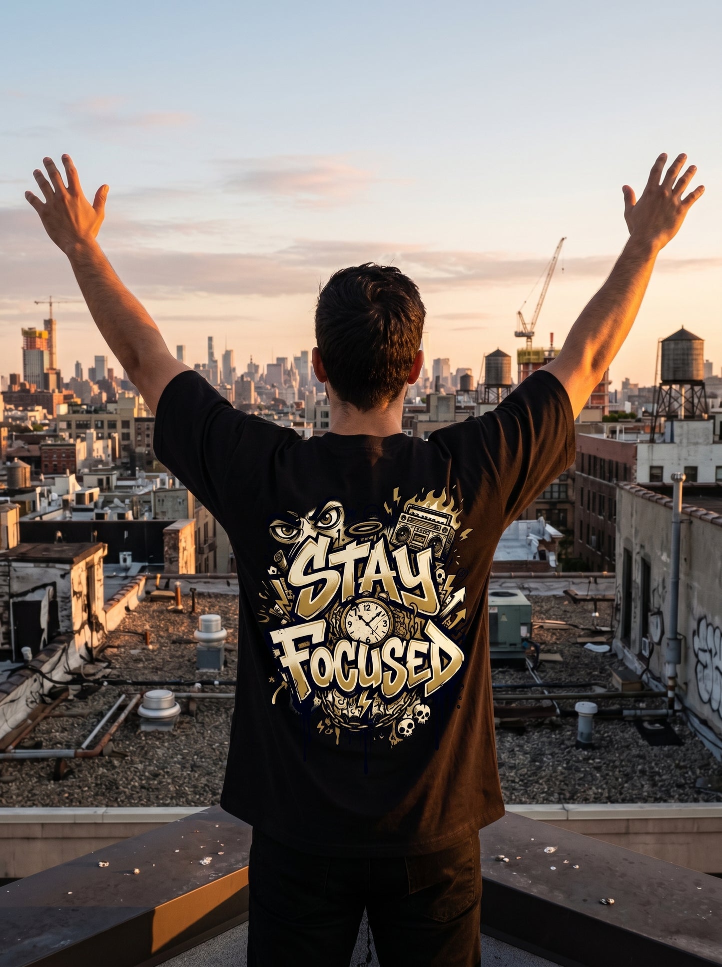 Street Classics : Stay Focused T-shirt