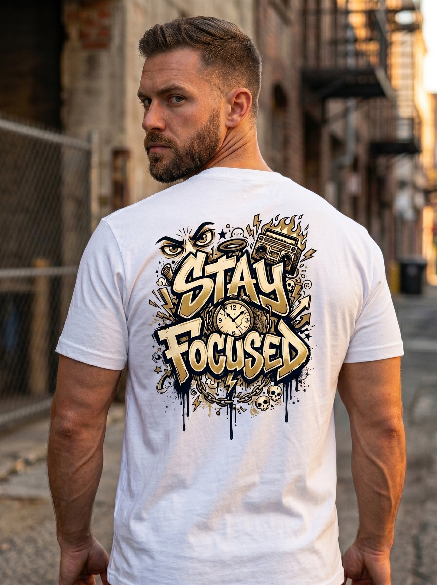 Street Classics : Stay Focused T-shirt