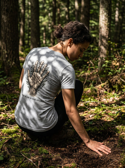 Carved, Not Born : The Scar Is The Story T-shirt
