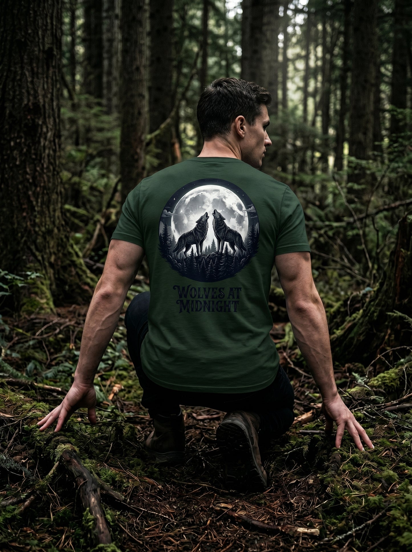 The Dark Hours : Wolves At Midnight T-shirt